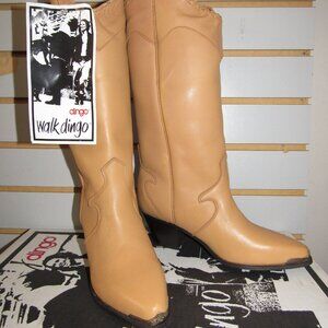 Fashion Cowboy Boots Women Tan Size 7 1/2 M - size 9